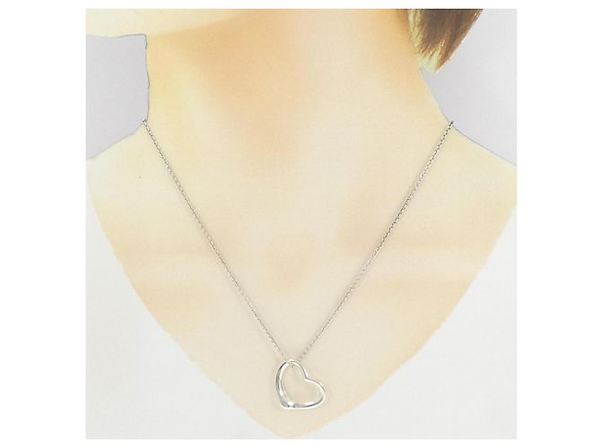 Tiffany & Co Collana Open Heart Tiffany Argento - vista 6
