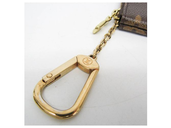 Llave Monograma Louis Vuitton M62650 Monedero Castaño - vista 4