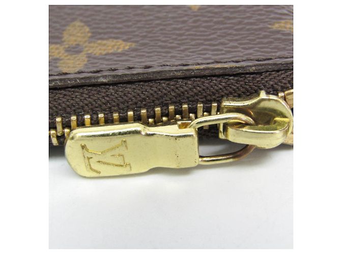 Llave Monograma Louis Vuitton M62650 Monedero Castaño - vista 5