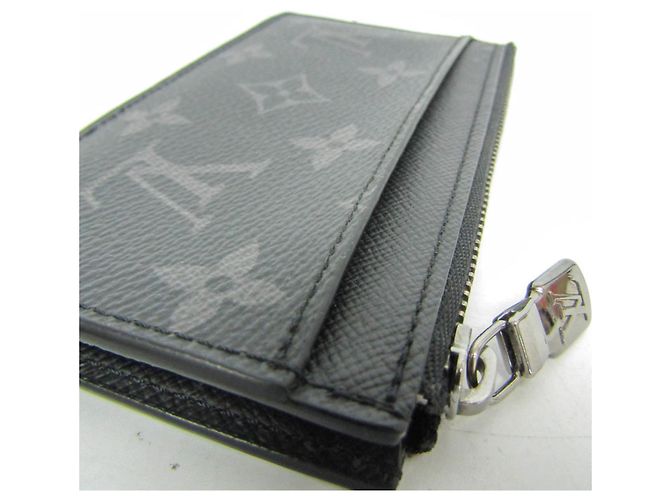 Tarjetero de monedas Monogram Eclipse Louis Vuitton Castaño Negro - vista 5