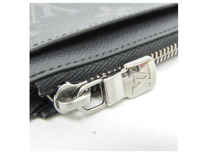 Tarjetero de monedas Monogram Eclipse Louis Vuitton Castaño Negro - vista 6