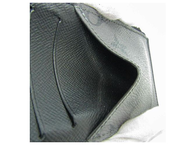 Tarjetero de monedas Monogram Eclipse Louis Vuitton Castaño Negro - vista 8