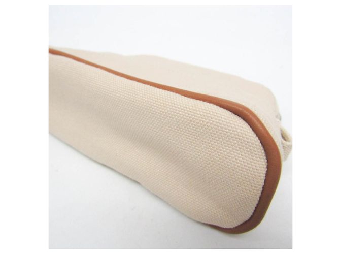 Hermès Bolide Mini Mini Damen Baumwolltasche in Hellbeige - Ansicht 6