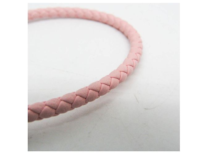 Hermès Pulseira de couro e metal Hermes Glennan H071681F Prata Rosa - vista 5