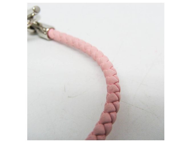 Hermès Pulseira de couro e metal Hermes Glennan H071681F Prata Rosa - vista 6
