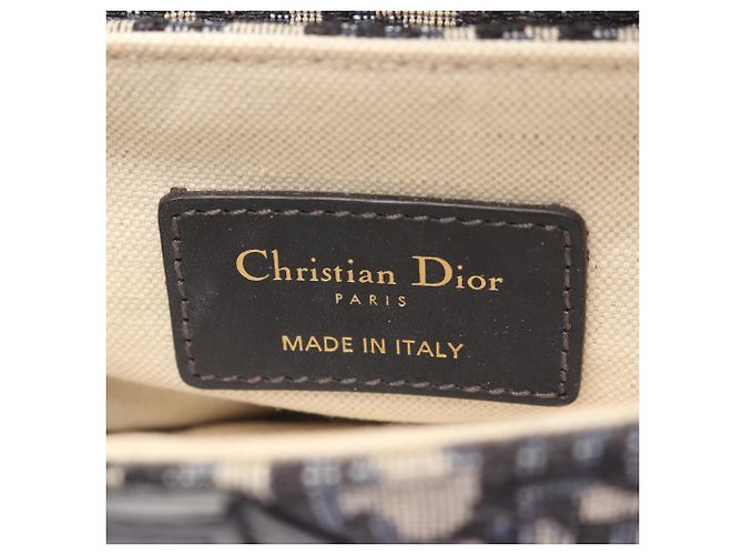 Mini Borsa Saddle Dior Christian Dior Crudo Blu navy - vista 4