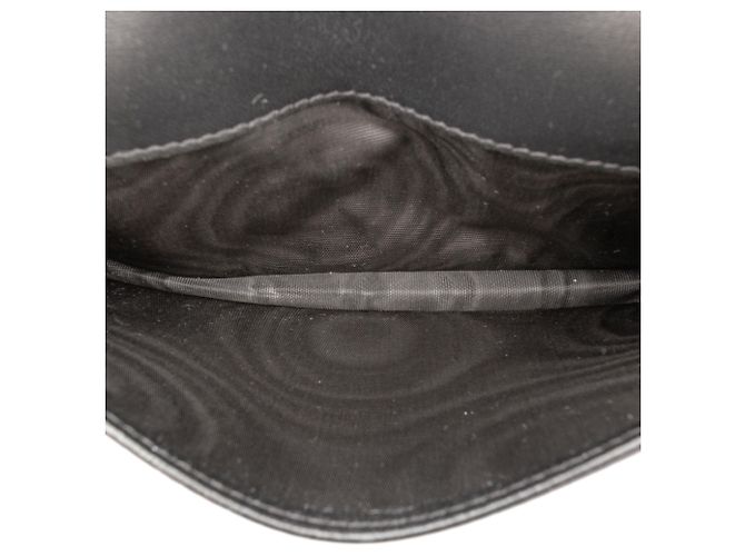 Cartera larga de piel de cabra negra Saddle Dior Negro - vista 4