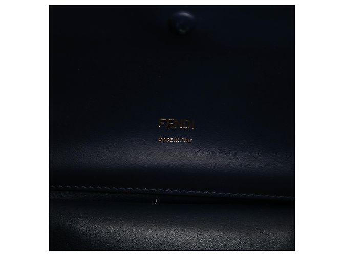 Borsa Kan U in pelle di vitello marrone Fendi - vista 5