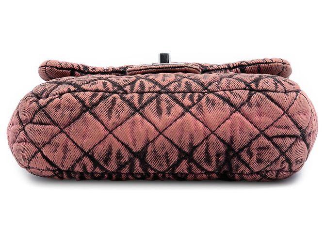 Chanel Rosa Piccolo Quadrato CC Trapuntato Denimpression Flap Singolo - vista 3