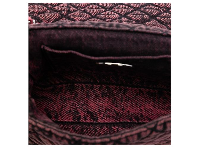 Chanel Rosa Piccolo Quadrato CC Trapuntato Denimpression Flap Singolo - vista 4