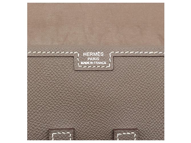 Hermès Jige Elan 29 in Epsom marrone Taupe - vista 5