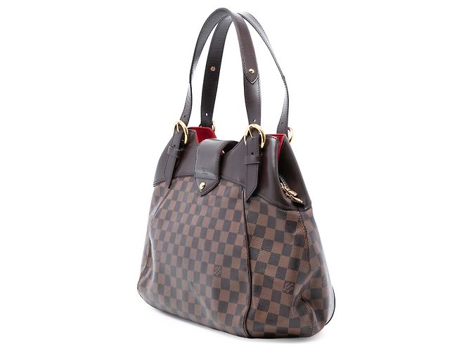 Louis Vuitton Marrón Damier Ebene Sistina GM Castaño - vista 2