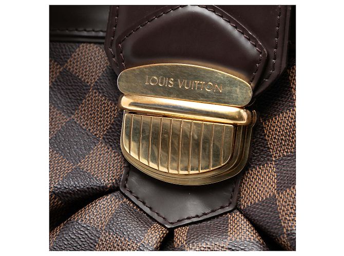 Louis Vuitton Marrón Damier Ebene Sistina GM Castaño - vista 5