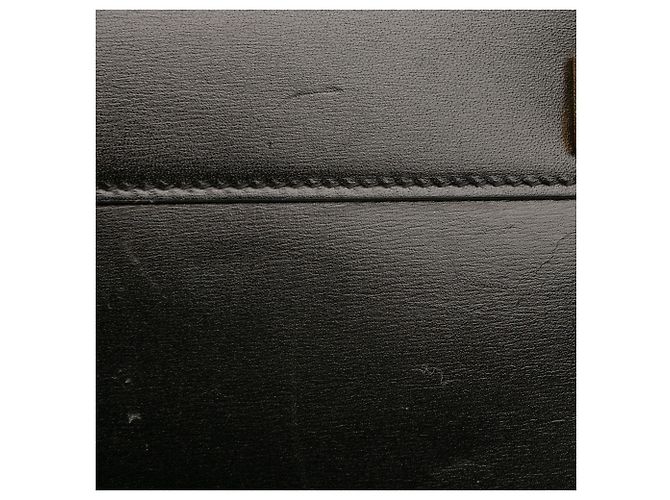 Borsa a spalla Manhattan in vitello nero di Saint Laurent - vista 9