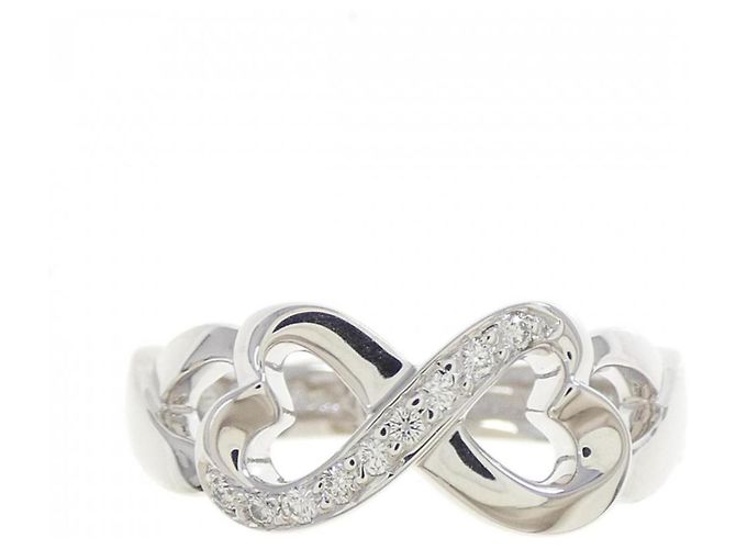 Tiffany & Co Anello Doppio Cuore Amore Tiffany D'oro - vista 2