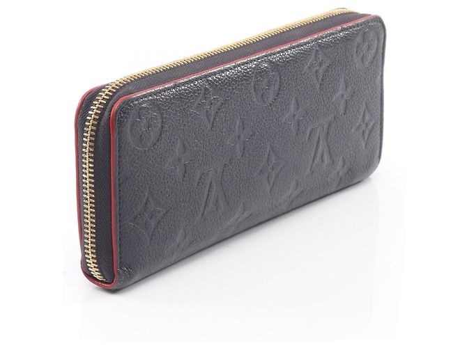 Louis Vuitton Monogram Empreinte Langbörse Rot Marineblau - Ansicht 2