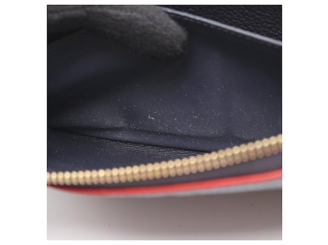 Louis Vuitton Monogram Empreinte Langbörse Rot Marineblau - Ansicht 5