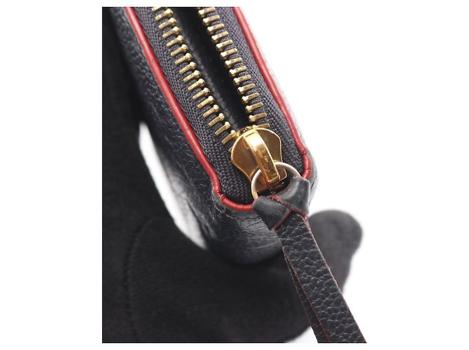 Louis Vuitton Monogram Empreinte Langbörse Rot Marineblau - Ansicht 7