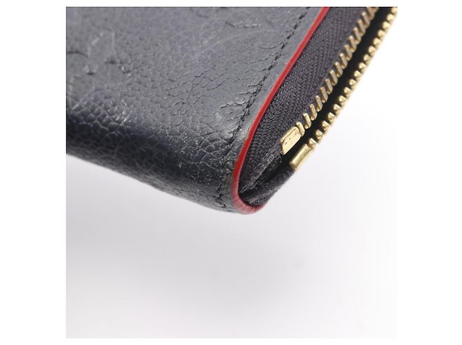 Louis Vuitton Monogram Empreinte Langbörse Rot Marineblau - Ansicht 8