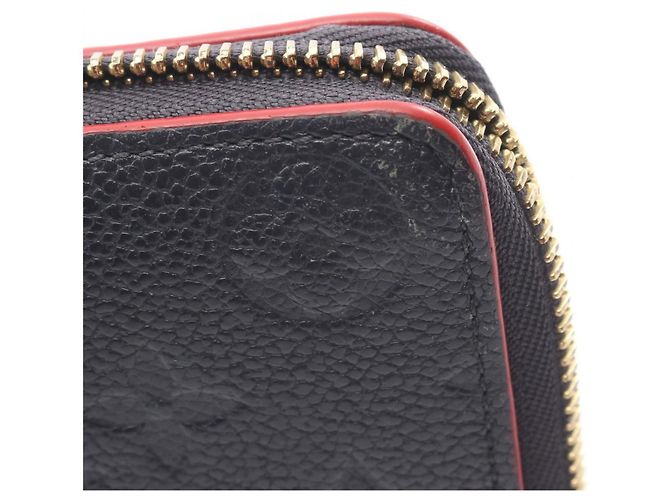 Louis Vuitton Monogram Empreinte Langbörse Rot Marineblau - Ansicht 9