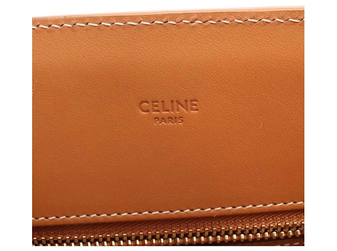 Cabas Céline Borsa tote verticale piccola Celine Marrone Crudo - vista 4