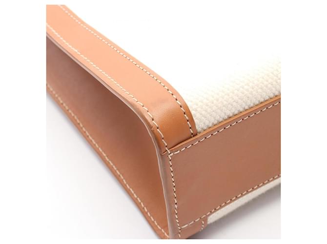 Cabas Céline Borsa tote verticale piccola Celine Marrone Crudo - vista 7