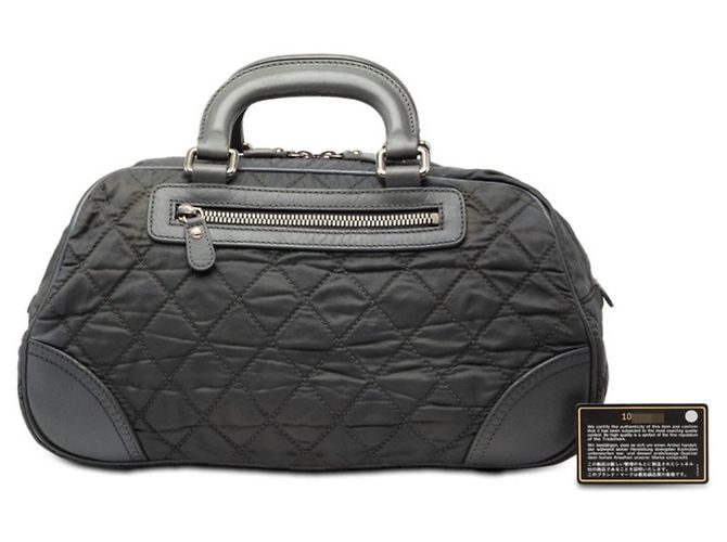 Borsa Boston Coco Mark della linea Parigi-New York di Chanel Marrone - vista 7