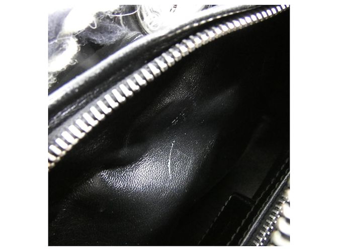 Borsa Lady Medium Christian Dior Nero Bianco - vista 10