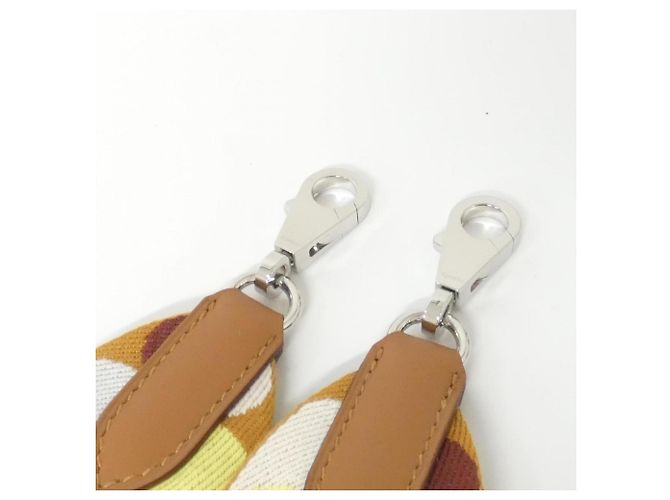 Correa Flipper Ball 082251CK de Hermès Dorado Amarillo Caramelo - vista 4