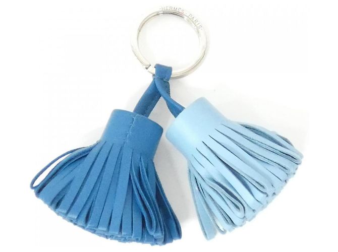 Ring Portachiavi Hermès Carmen Unodos Blu Blu chiaro - vista 2