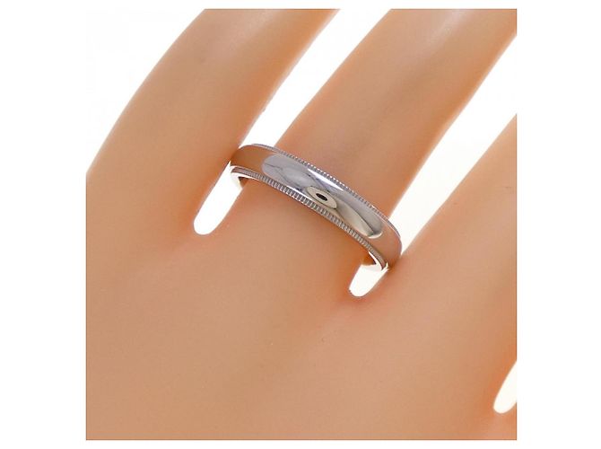 Tiffany & Co Tiffany Milgrain Platinring - Ansicht 4