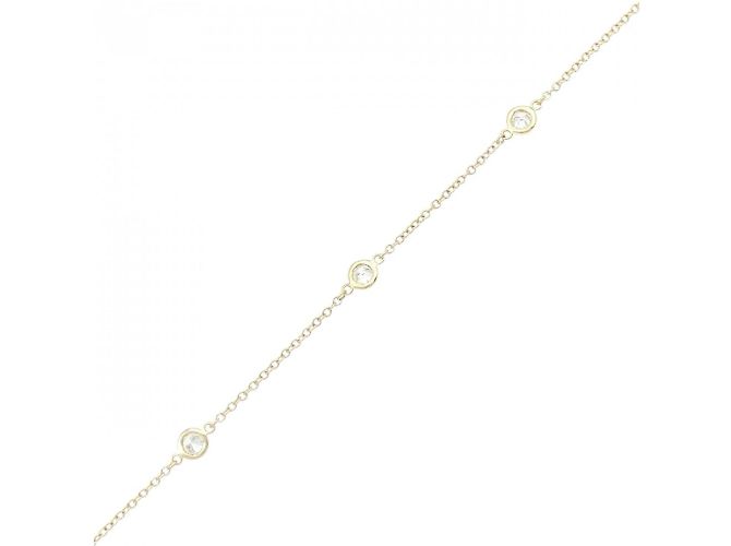 Tiffany & Co Bracciale Charm Tiffany By the Yard 5P D'oro - vista 2