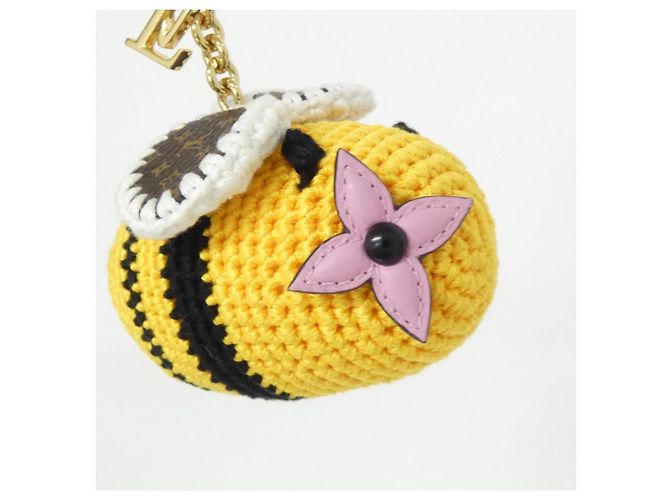 Louis Vuitton Monogram Accessory Bag Charm Bee Yellow - view 2