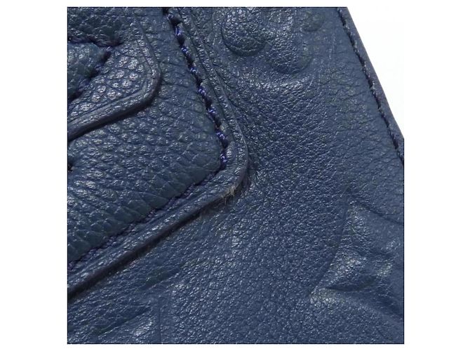 Borsa Clutch Louis Vuitton Monogram Empreinte Petillante Blu - vista 4