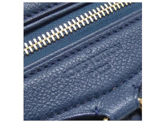 Borsa Clutch Louis Vuitton Monogram Empreinte Petillante Blu - vista 5