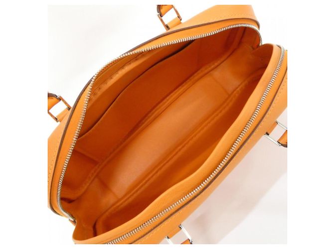 Hermès Plume Elan PM Handtasche Orange - Ansicht 10