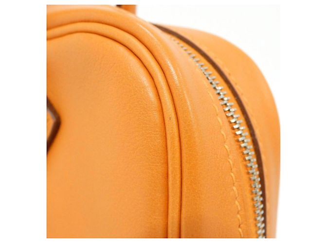 Hermès Plume Elan PM Handtasche Orange - Ansicht 7