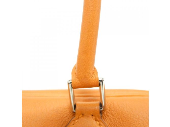 Hermès Plume Elan PM Handtasche Orange - Ansicht 8