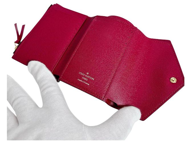 Billetera bi-fold Monogram reverso Louis Vuitton Castaño - vista 12