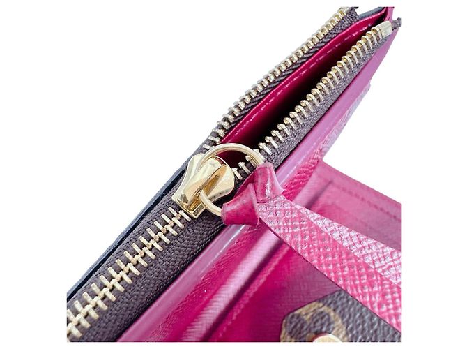 Billetera bi-fold Monogram reverso Louis Vuitton Castaño - vista 16