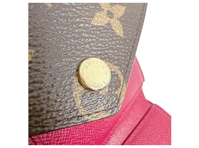 Billetera bi-fold Monogram reverso Louis Vuitton Castaño - vista 17