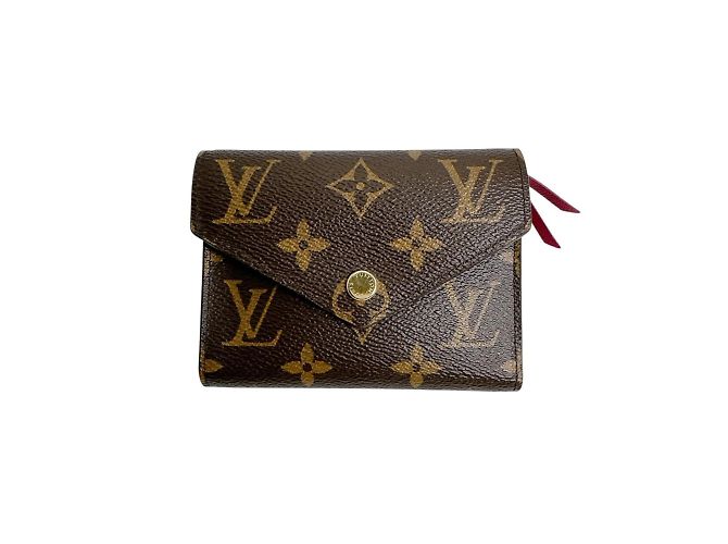 Billetera bi-fold Monogram reverso Louis Vuitton Castaño - vista 2