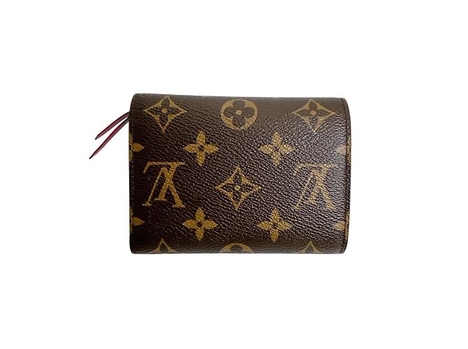 Billetera bi-fold Monogram reverso Louis Vuitton Castaño - vista 3
