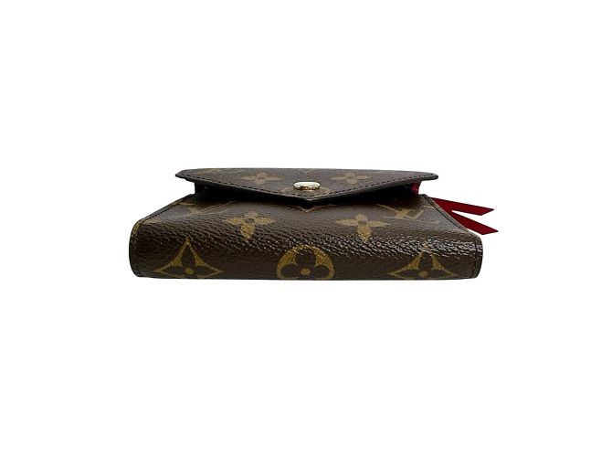Billetera bi-fold Monogram reverso Louis Vuitton Castaño - vista 4