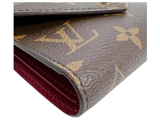 Billetera bi-fold Monogram reverso Louis Vuitton Castaño - vista 6