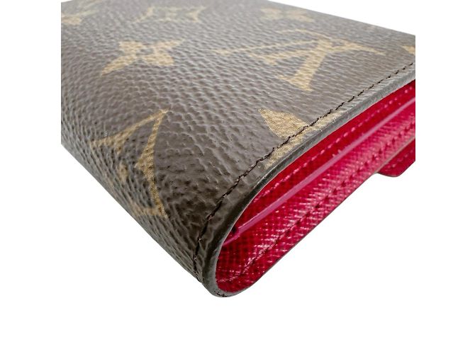 Billetera bi-fold Monogram reverso Louis Vuitton Castaño - vista 7