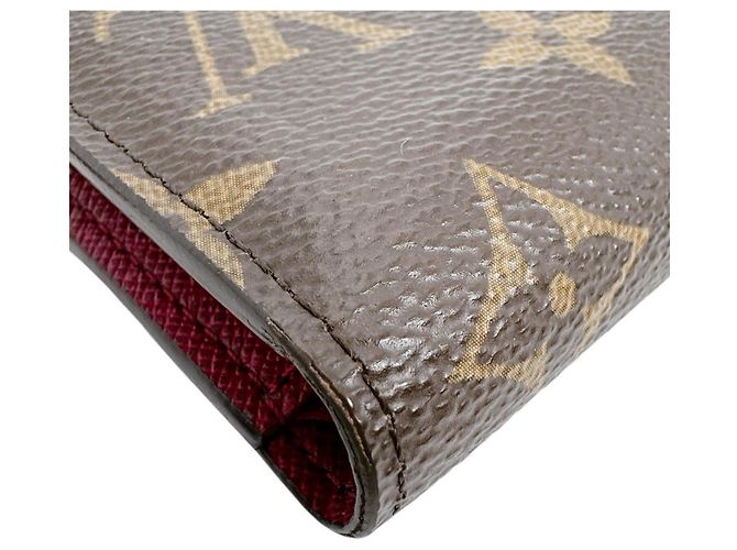 Billetera bi-fold Monogram reverso Louis Vuitton Castaño - vista 8