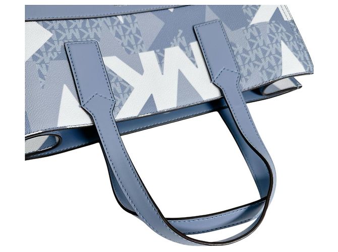 Borsa a spalla in pelle Kenley di Michael Kors in blu - vista 9