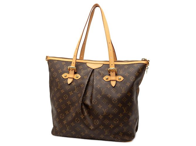 Louis Vuitton Monogram Palermo GM Tote/Shoulder Bag Brown - view 2