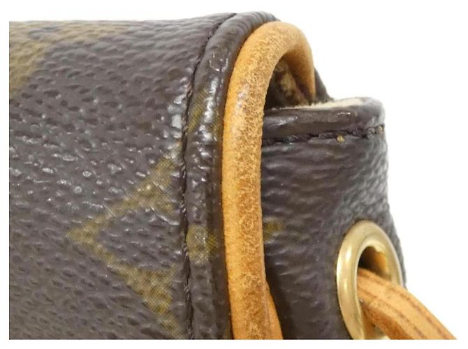 Borsa a Spalla Pochette Cancun Monogramma Louis Vuitton Marrone - vista 4